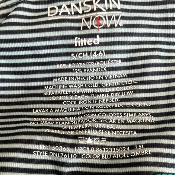 DANSKIN NOW FITTED DRI-MORE OMBRE CAPRI LEGGINGS ACTIVEWEAR - Picture 10 of 10